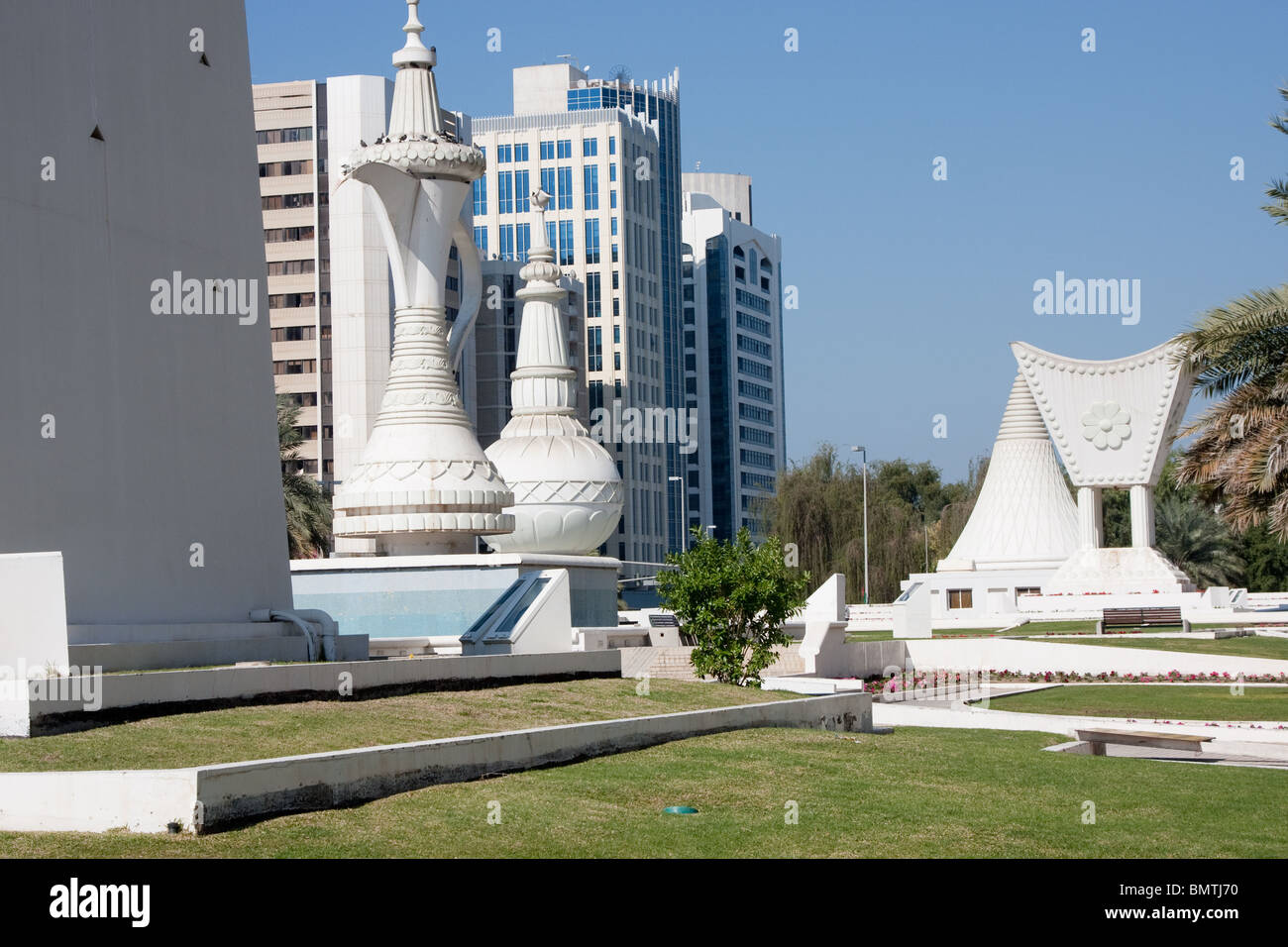 Sculpture in Sheikh Rashid Street, Abu Dhabi, United Arab Emirates