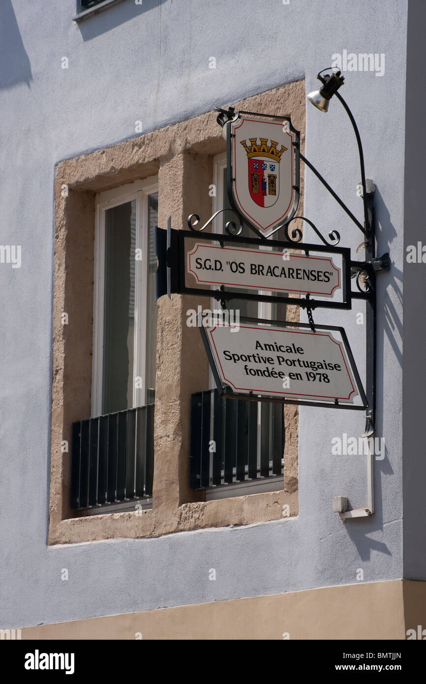 window bars encased new double glazing bar sign Stock Photo - Alamy