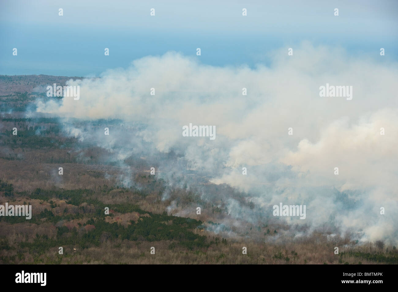 2000 acre prescribed burn on the HuronManistee National Forest in