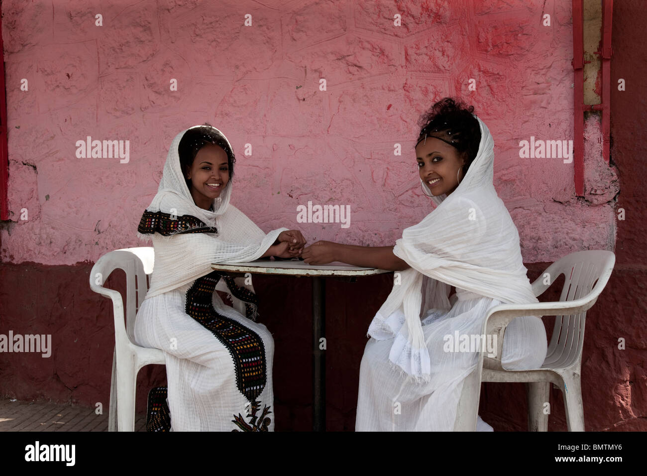 Africa. Ethiopia. Gonder. Amharic women Stock Photo Alamy
