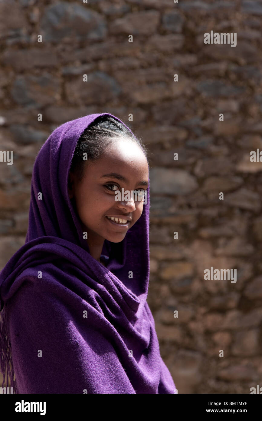 Africa. Ethiopia. Gonder. Amharic woman Stock Photo Alamy