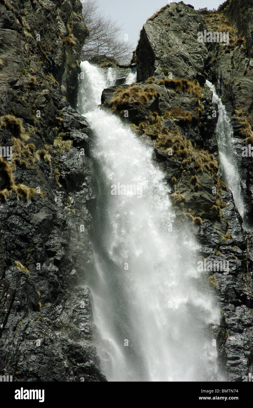 ''Kademlia'' waterfall the foot of Mount Triglav Bulgaria Stock Photo ...