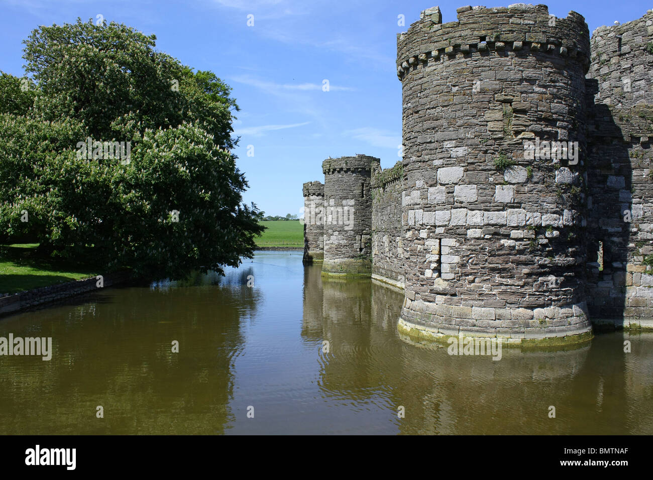 Beaumaris Castle on Anglesey Stock Photo - Alamy