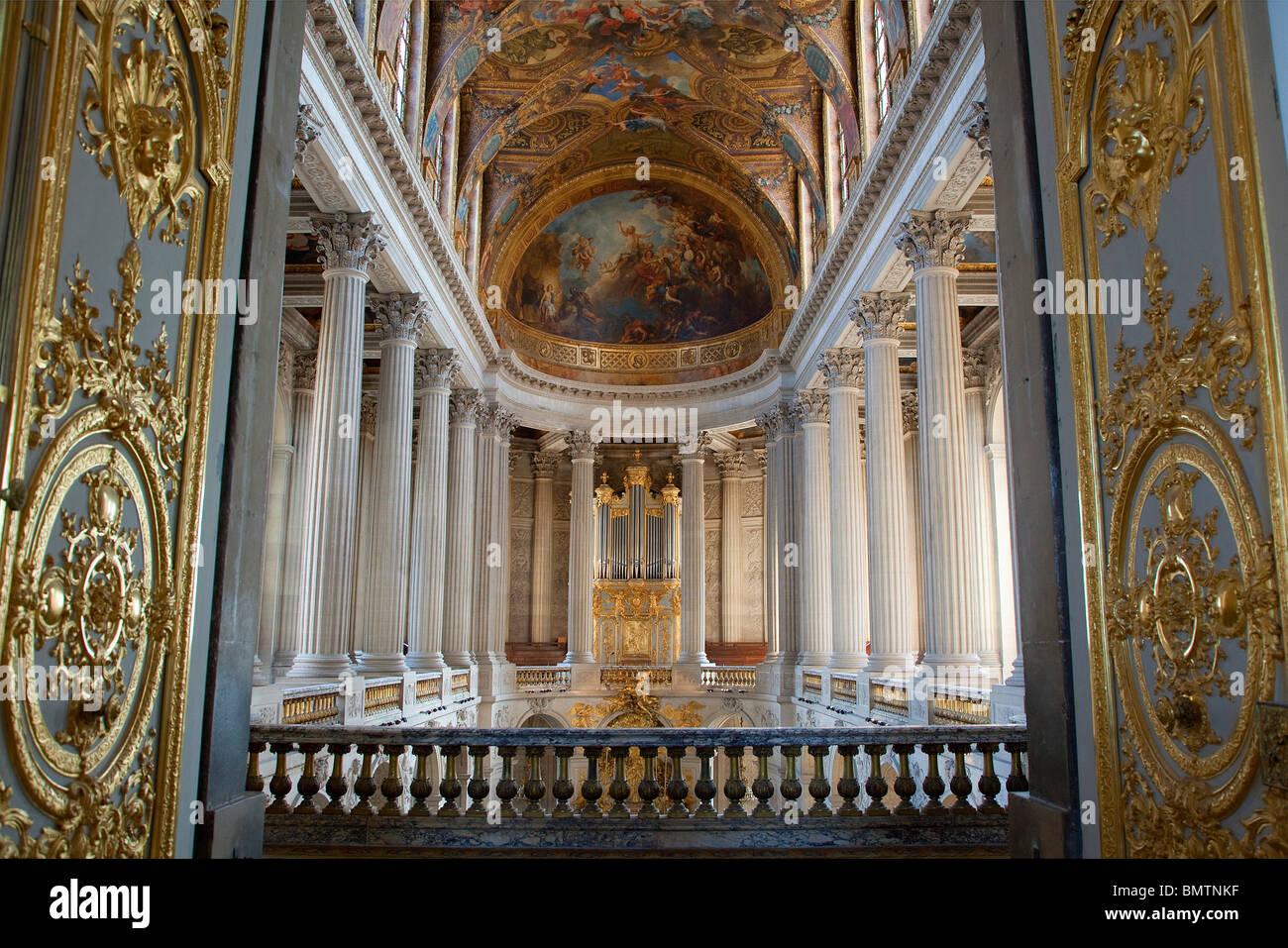 Chateau de Versailles, the Royal Chapel Stock Photo
