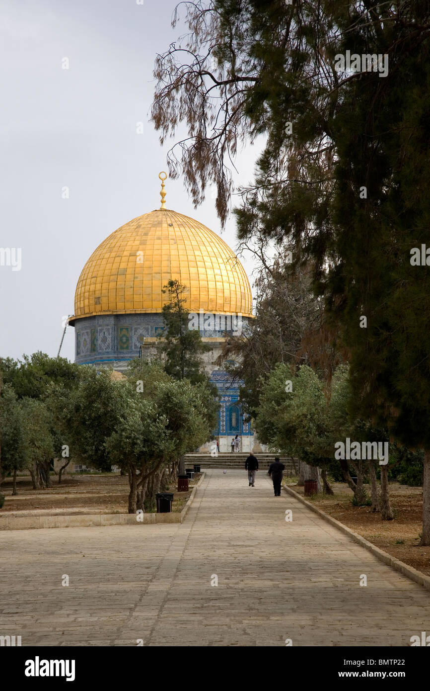 Dome of the Rock in Jerusalem Muslim Quarter Stock Photo Alamy