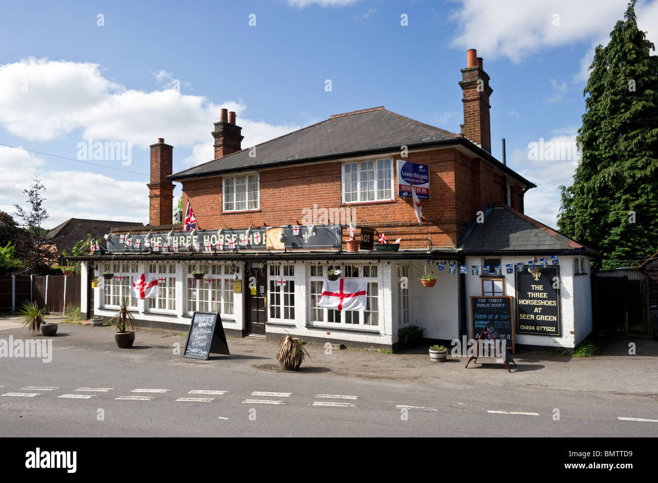 The Three Horseshoes is a local village public house in Seer Green