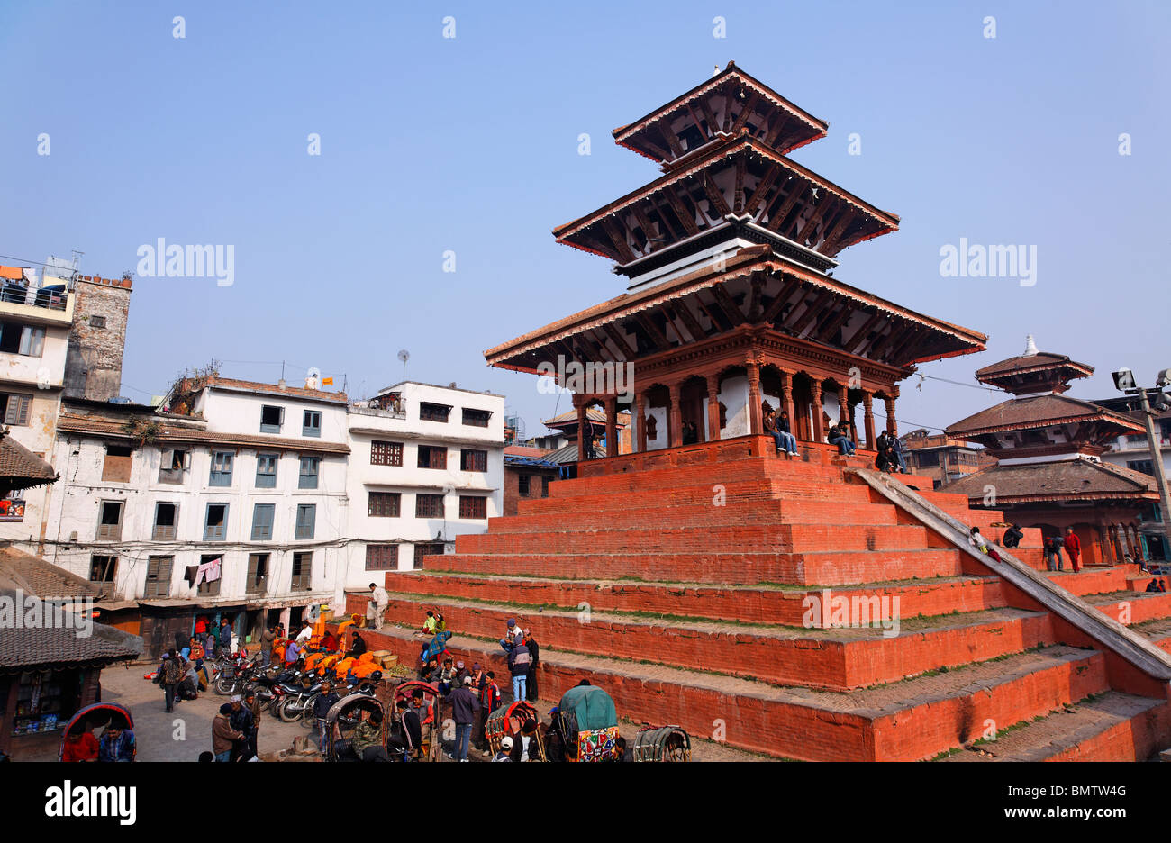 Maju Deval Temple, Durbar Square, Kathmandu, Nepal Stock Photo