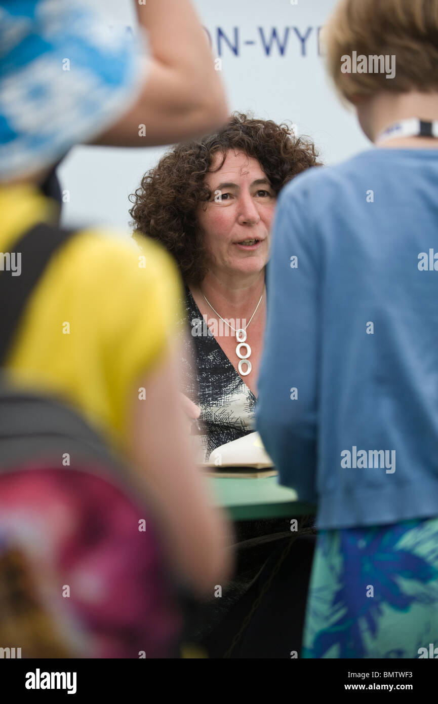 Children's author Francesca Simon book signing where authors meet their