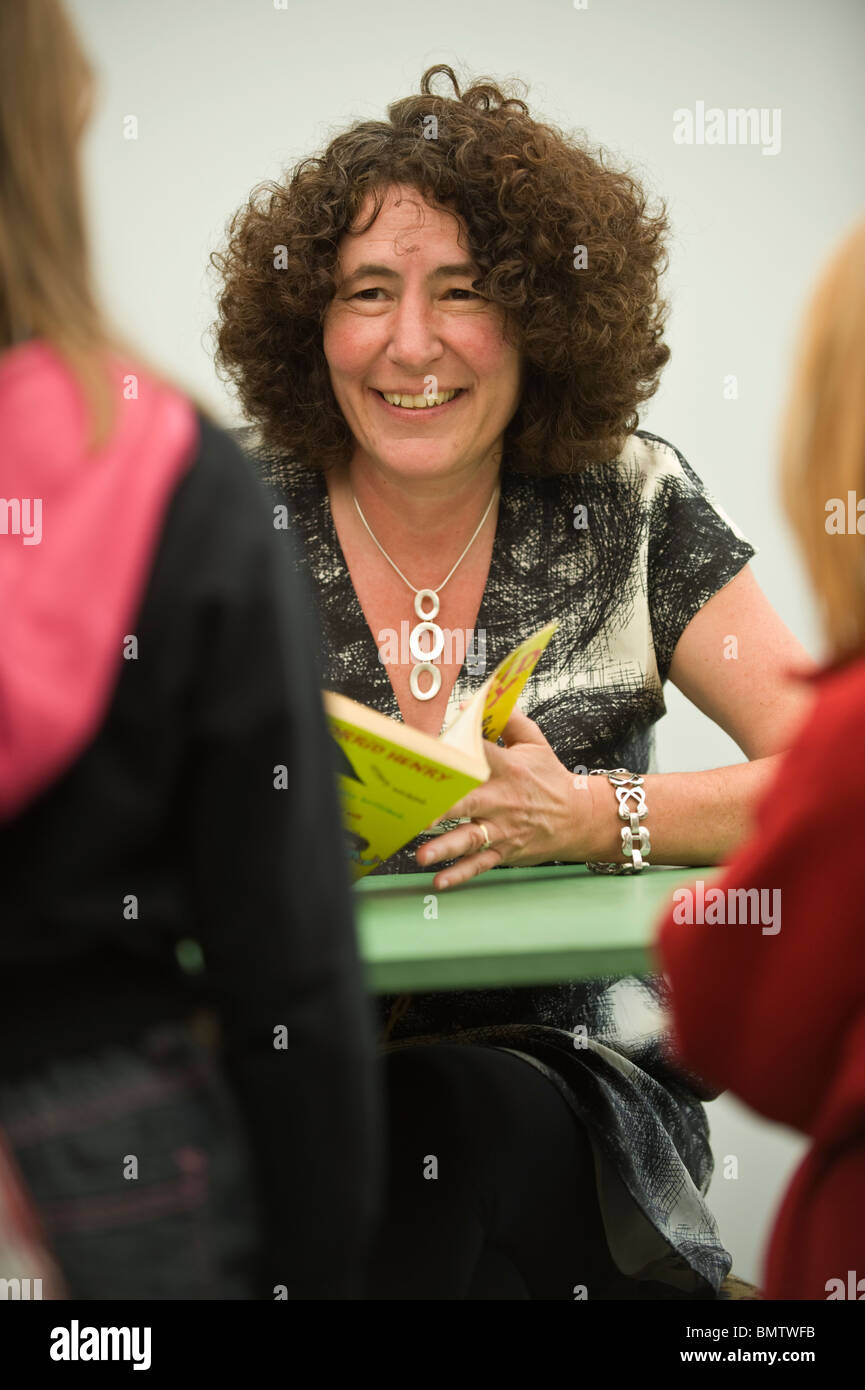 Children's author Francesca Simon book signing where authors meet their