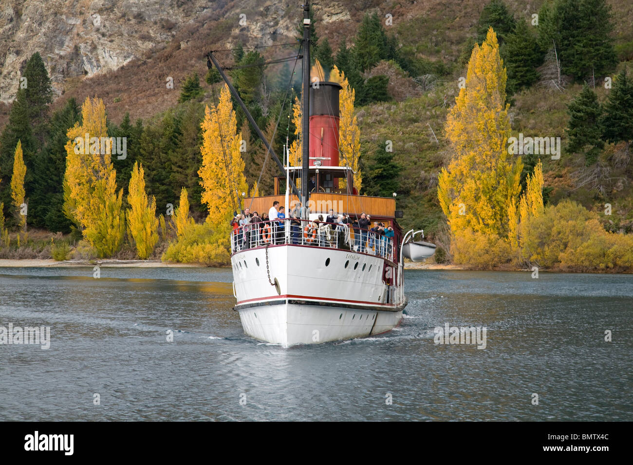 TSS earnslaw boat on lake wakatipu Queenstown, New Zealand Stock Photo