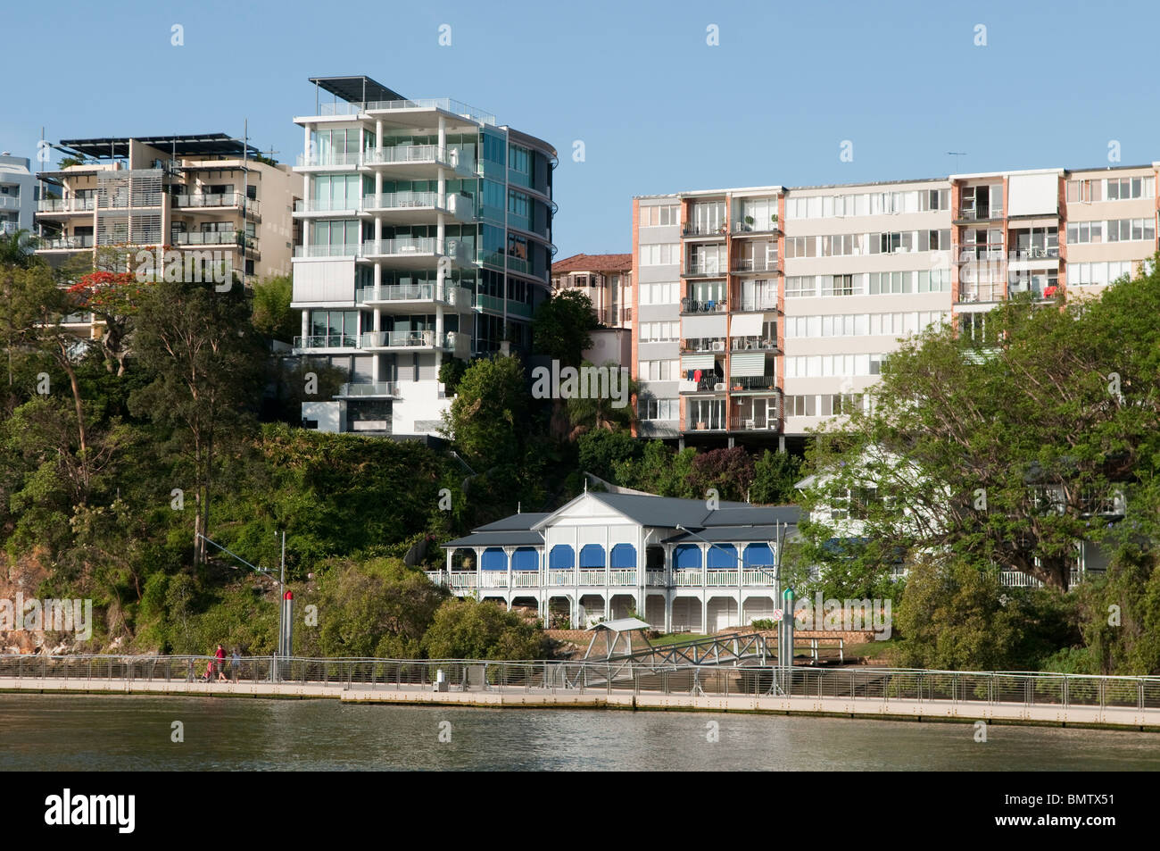 River Walk, Brisbane, Queensland, Australia Stock Photo