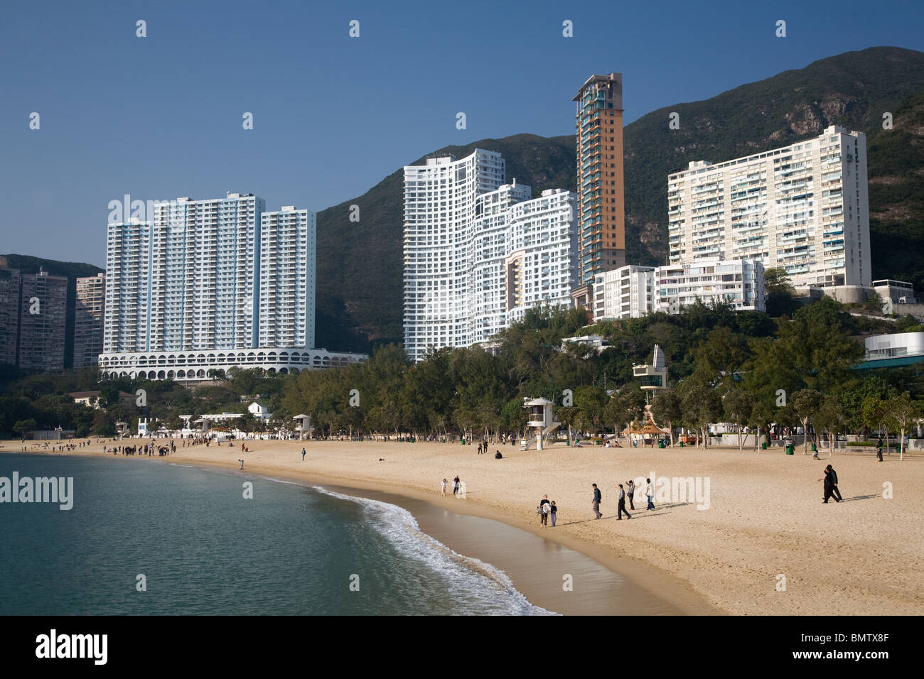 Repulse Bay Beach Hong Kong SAR China Fareast Asia Stock Photo