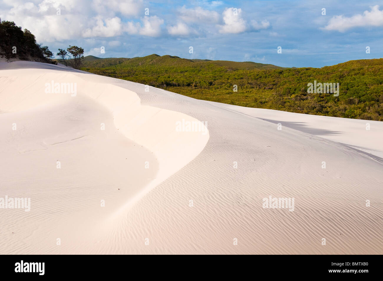 Sand dunes moreton island hi-res stock photography and images - Alamy