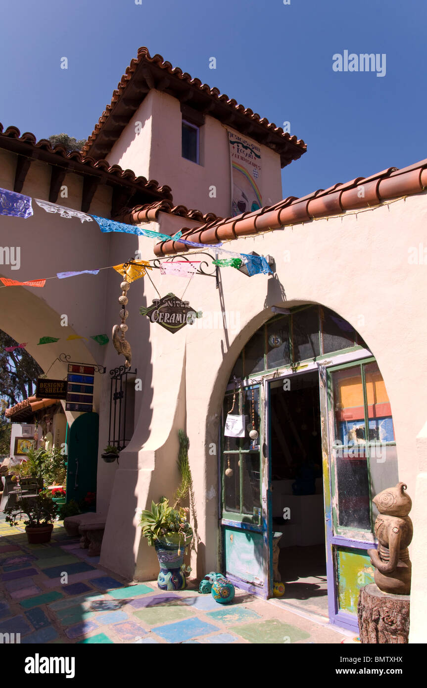 Spanish Village Museum, San Diego, California, USA Stock Photo Alamy