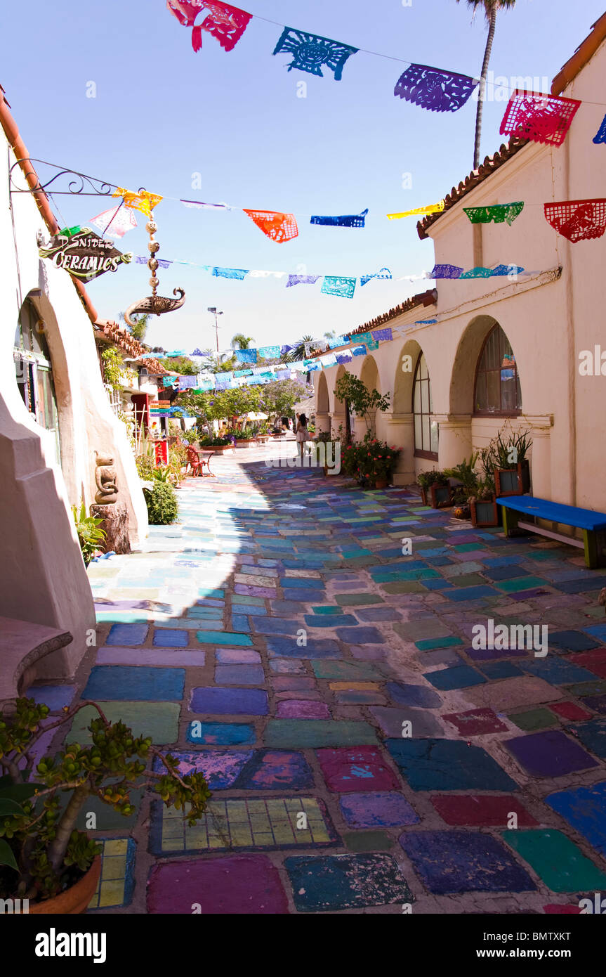 Spanish Village Museum, San Diego, California, USA Stock Photo Alamy