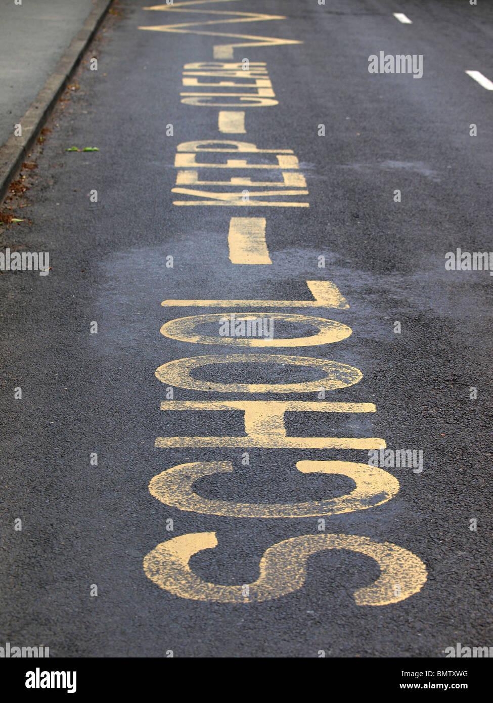 Keep clear school hires stock photography and images Alamy