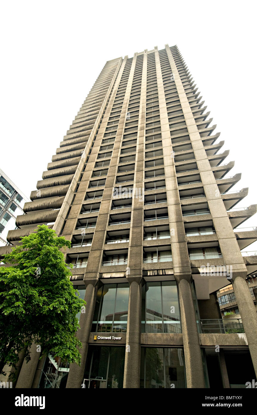 Cromwell tower the barbican london residential flats Stock Photo Alamy
