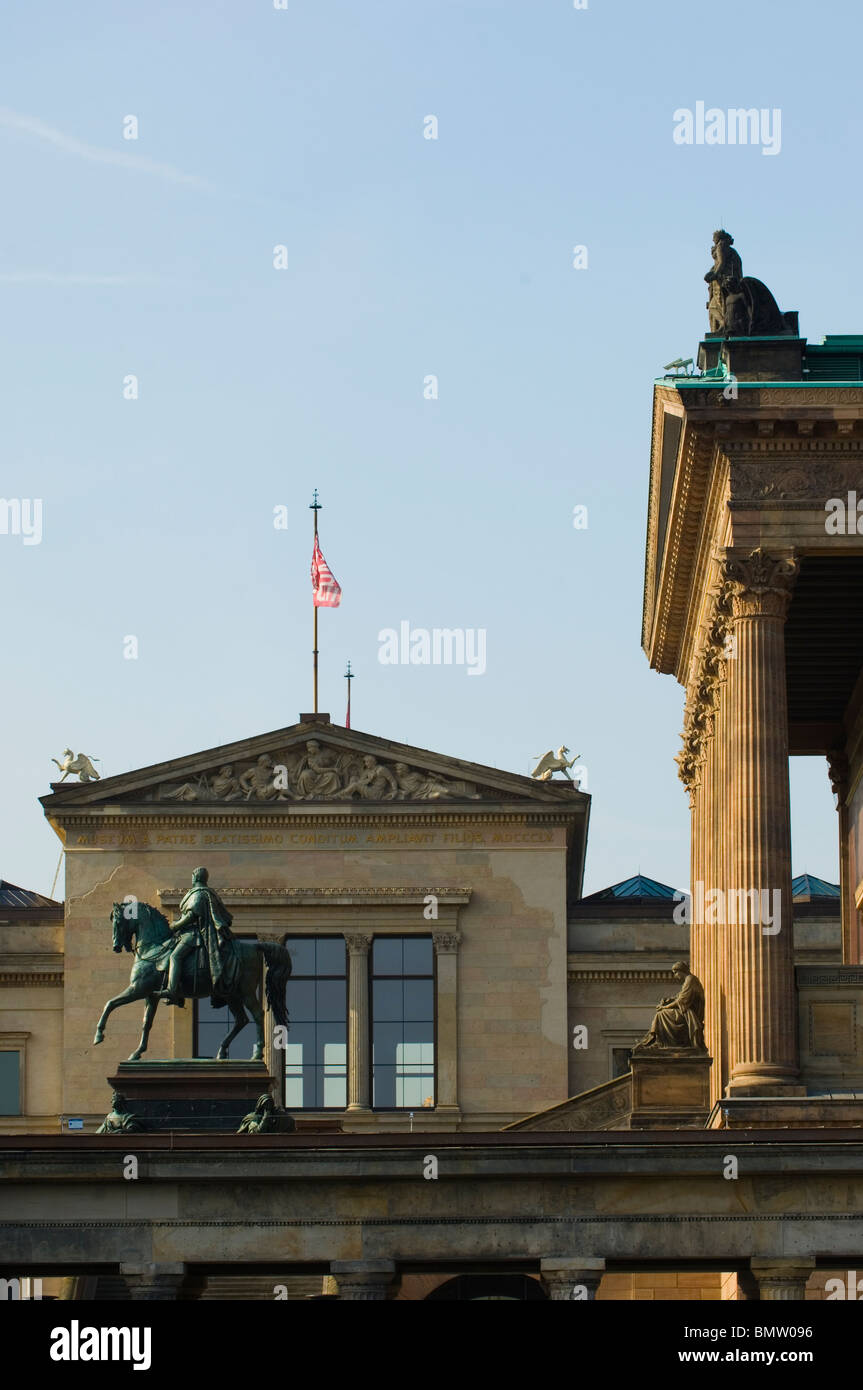 Alte Nationalgalerie and Neues museums Berlin Germany Europe Stock Photo
