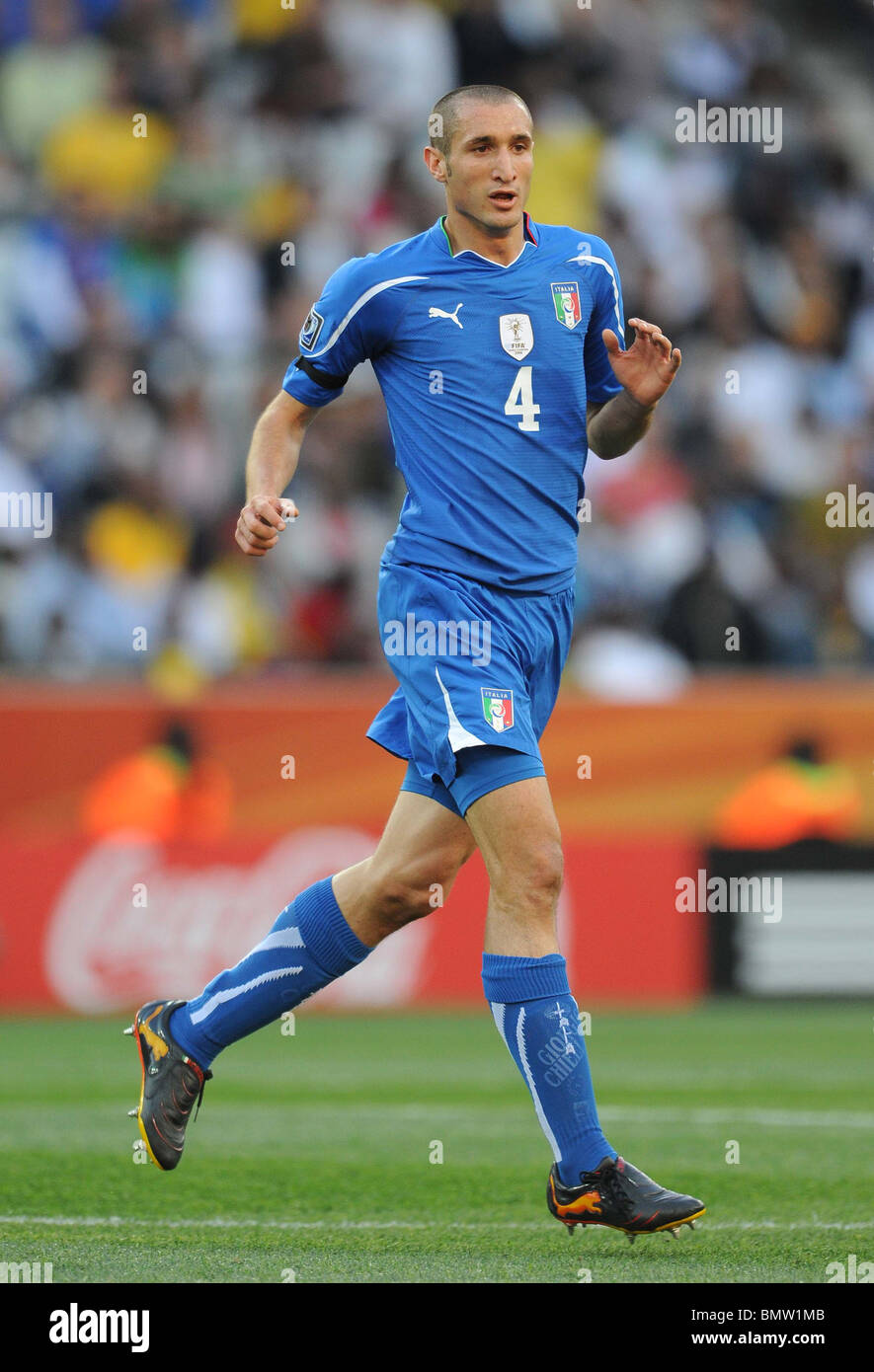 Giorgio Chiellini Mbombela Stadium South Africa 20 June 2010 Stock Photo Alamy