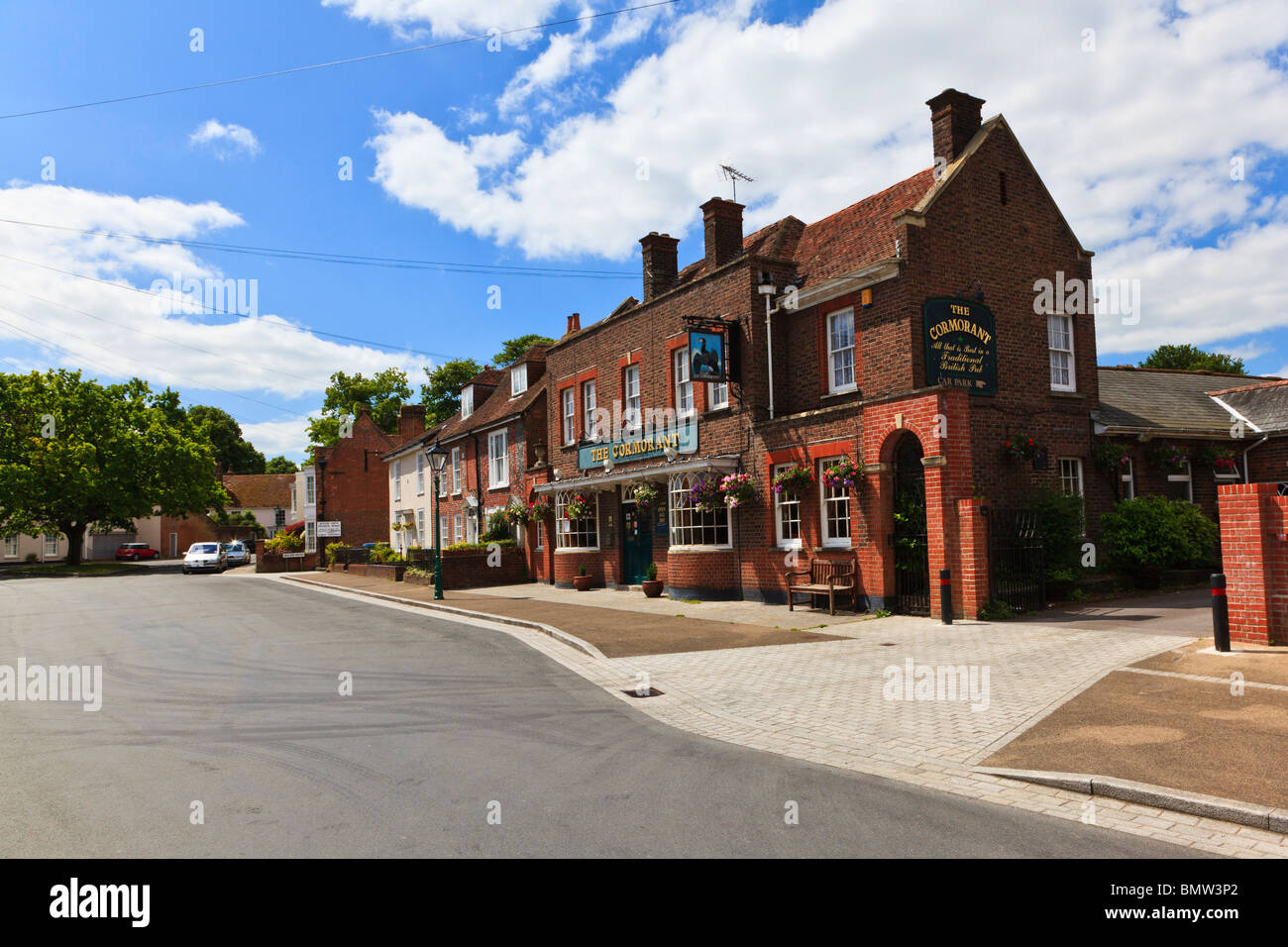 The Cormorant public house in the center of Portchester Village