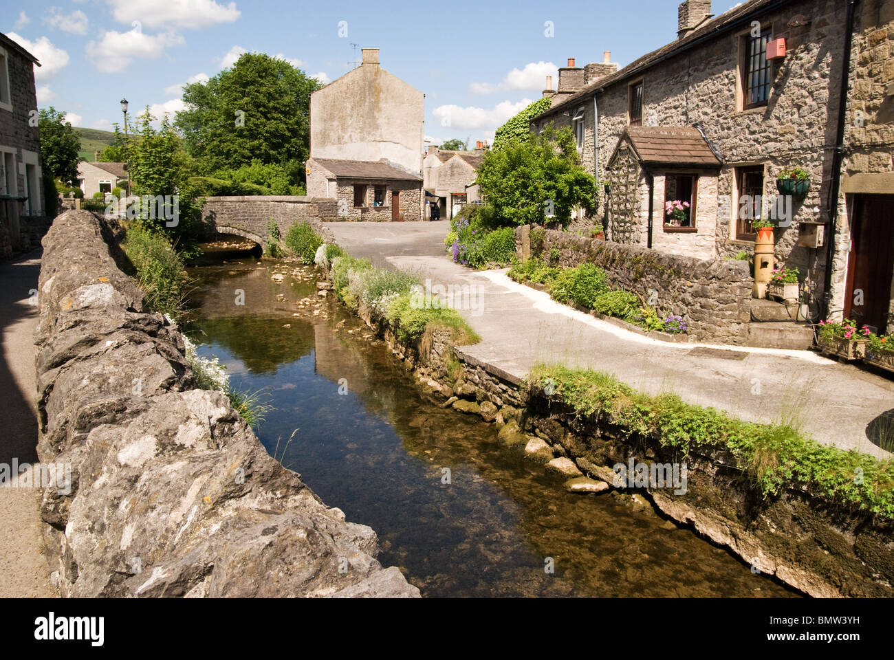 Castleton , Derbyshire rural Stock Photo Alamy