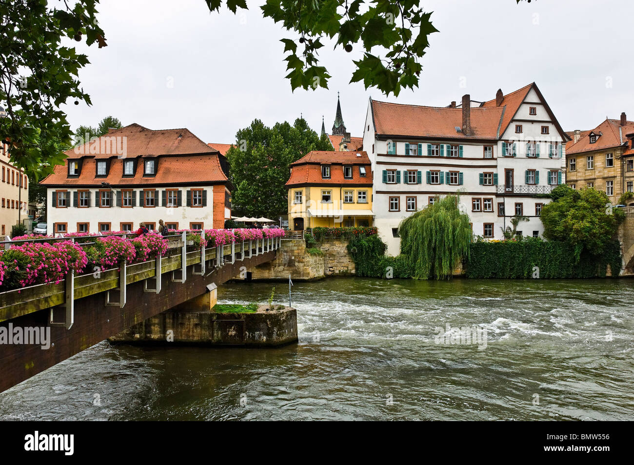 Historic city of Bamberg, Free State of Bavaria Stock Photo