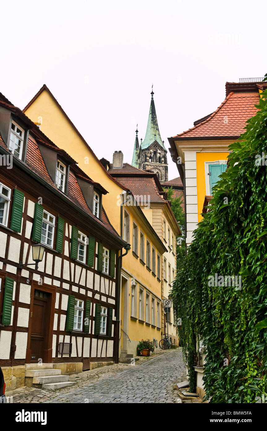 Historic city of Bamberg, Free State of Bavaria Stock Photo