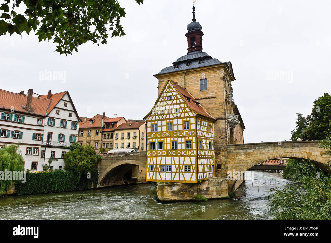 Historic city of Bamberg, Free State of Bavaria Stock Photo