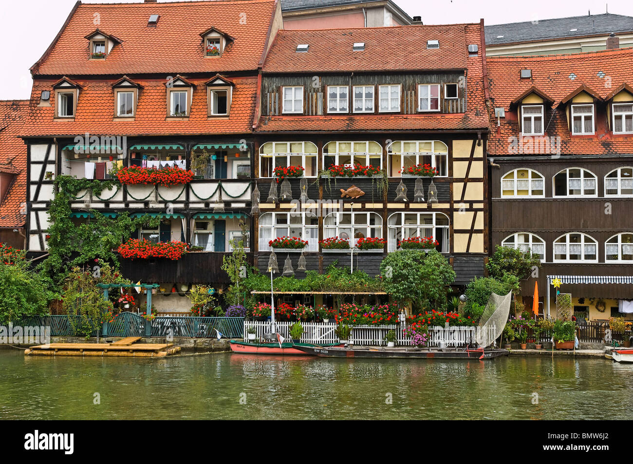 Historic city of Bamberg, Free State of Bavaria Stock Photo