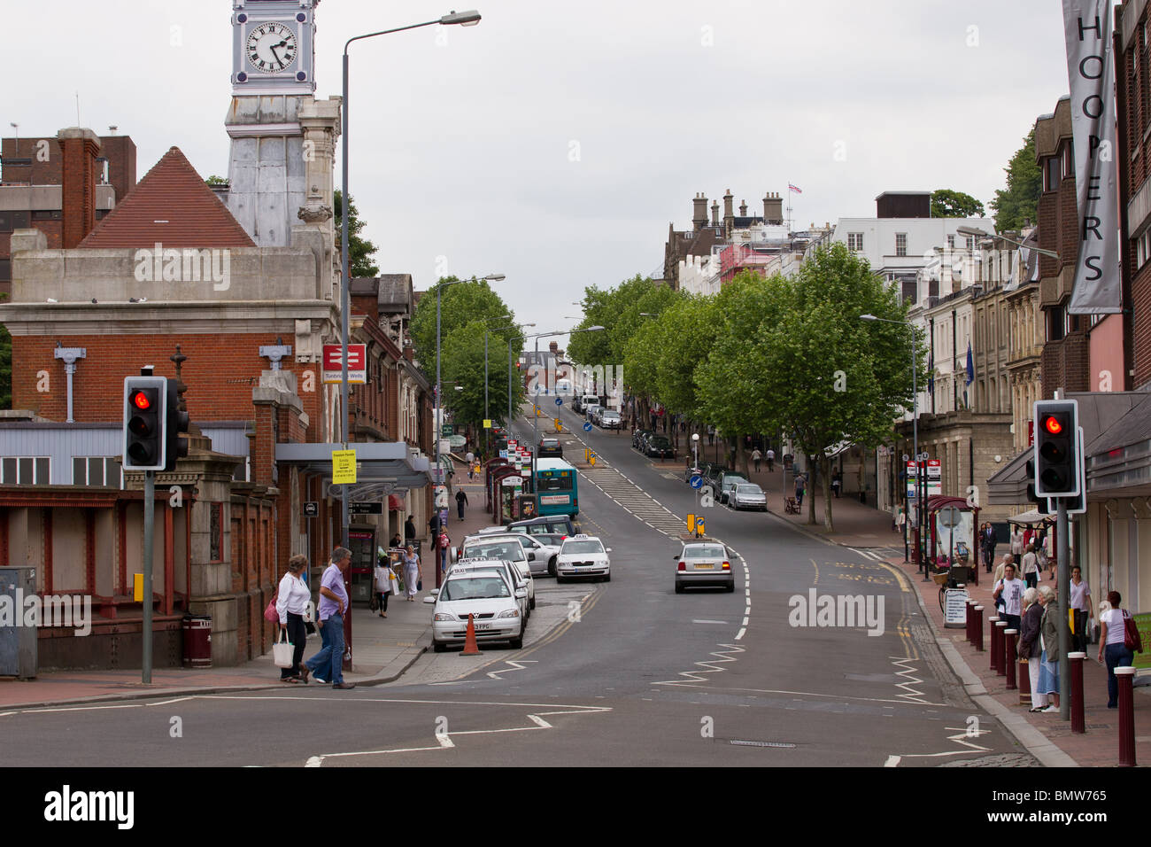 Mount Pleasant High Street in Royal Tunbridge Wells Stock Photo Alamy