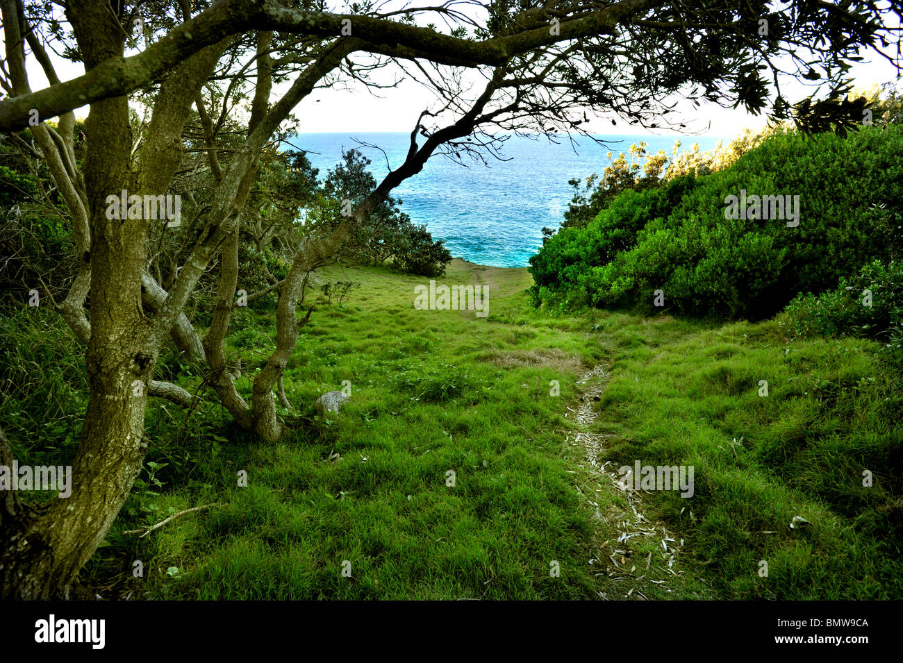 Australian coastal view Stock Photo