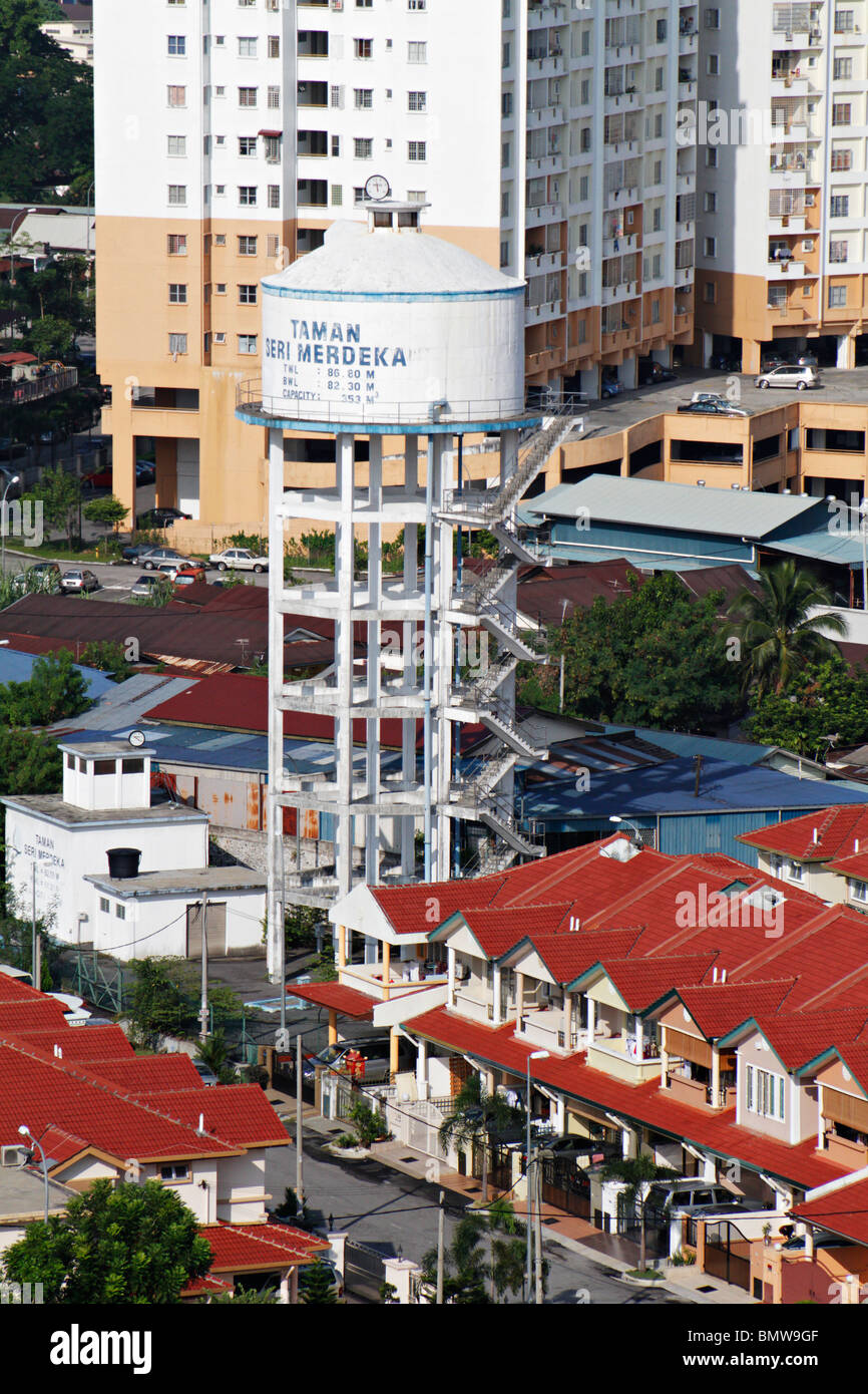 Water storage tank in residential area - Ampang, Selangor 