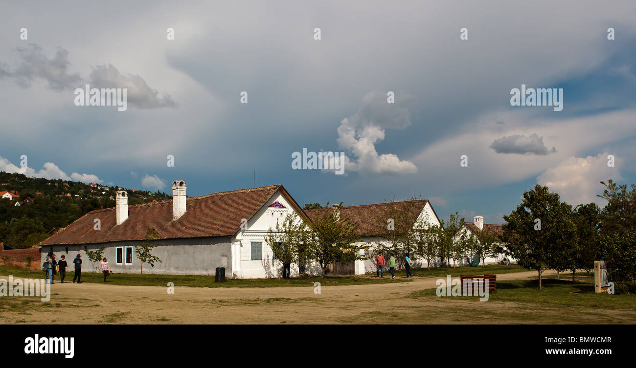 Skansen in Szentendre, a farmhouse exterior Stock Photo