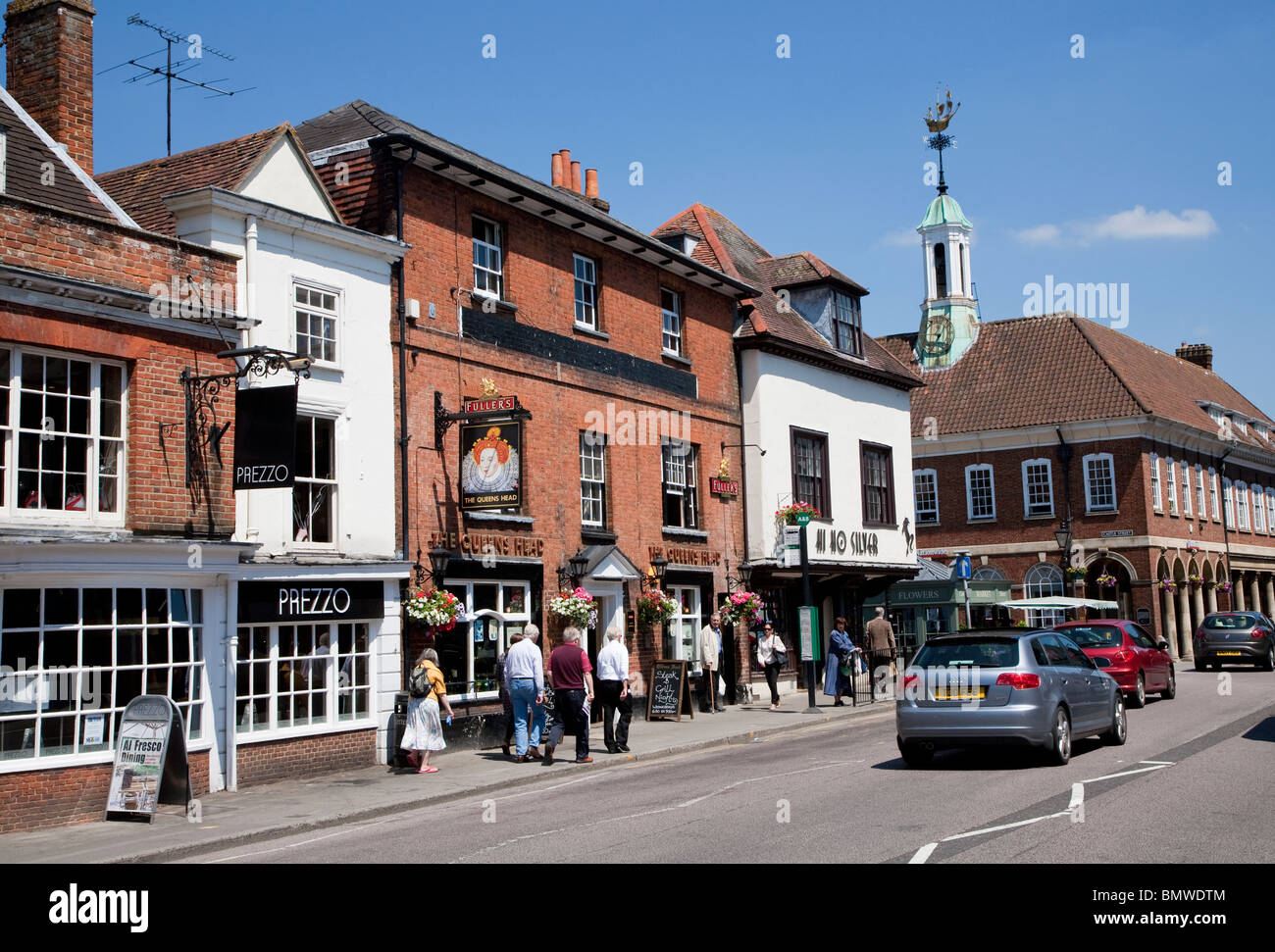 Farnham Surrey Castle Street High Resolution Stock Photography and