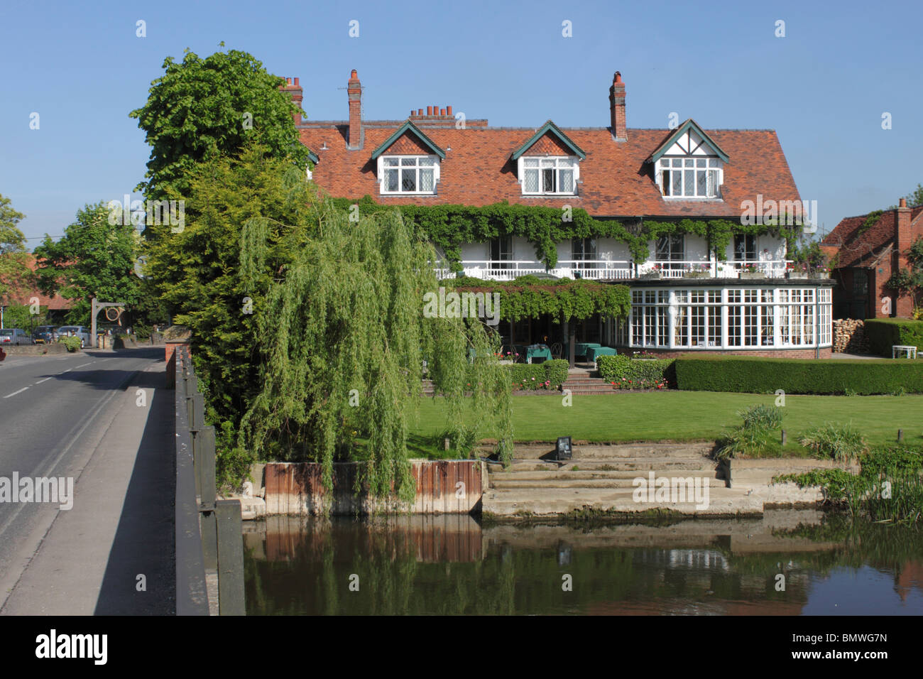 The French Horn Hotel Sonning Berkshire Stock Photo