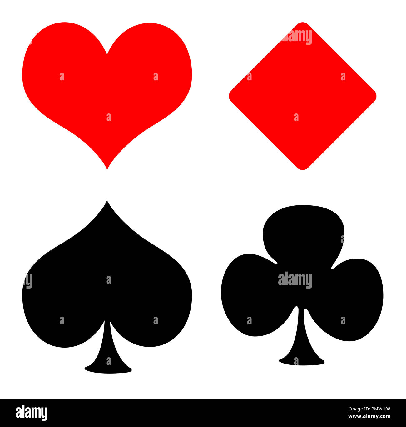 Four Suits Of Cards