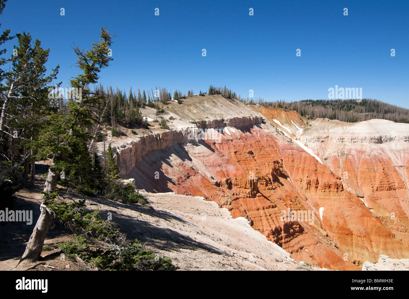 Cliffs at the Cedar Breaks National Monument, Utah Stock Photo
