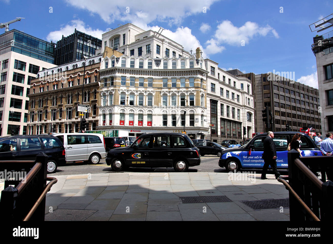 Ludgate Circus, City of London, Greater London, England, United Kingdom Stock Photo