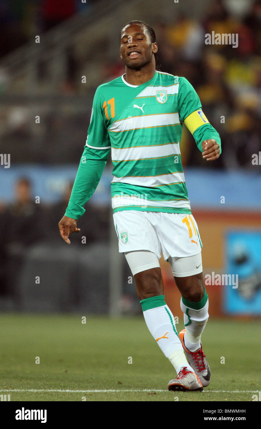 Didier Drogba Brazil V Ivory Coast Soccer City Johannesburg South Stock Photo Alamy