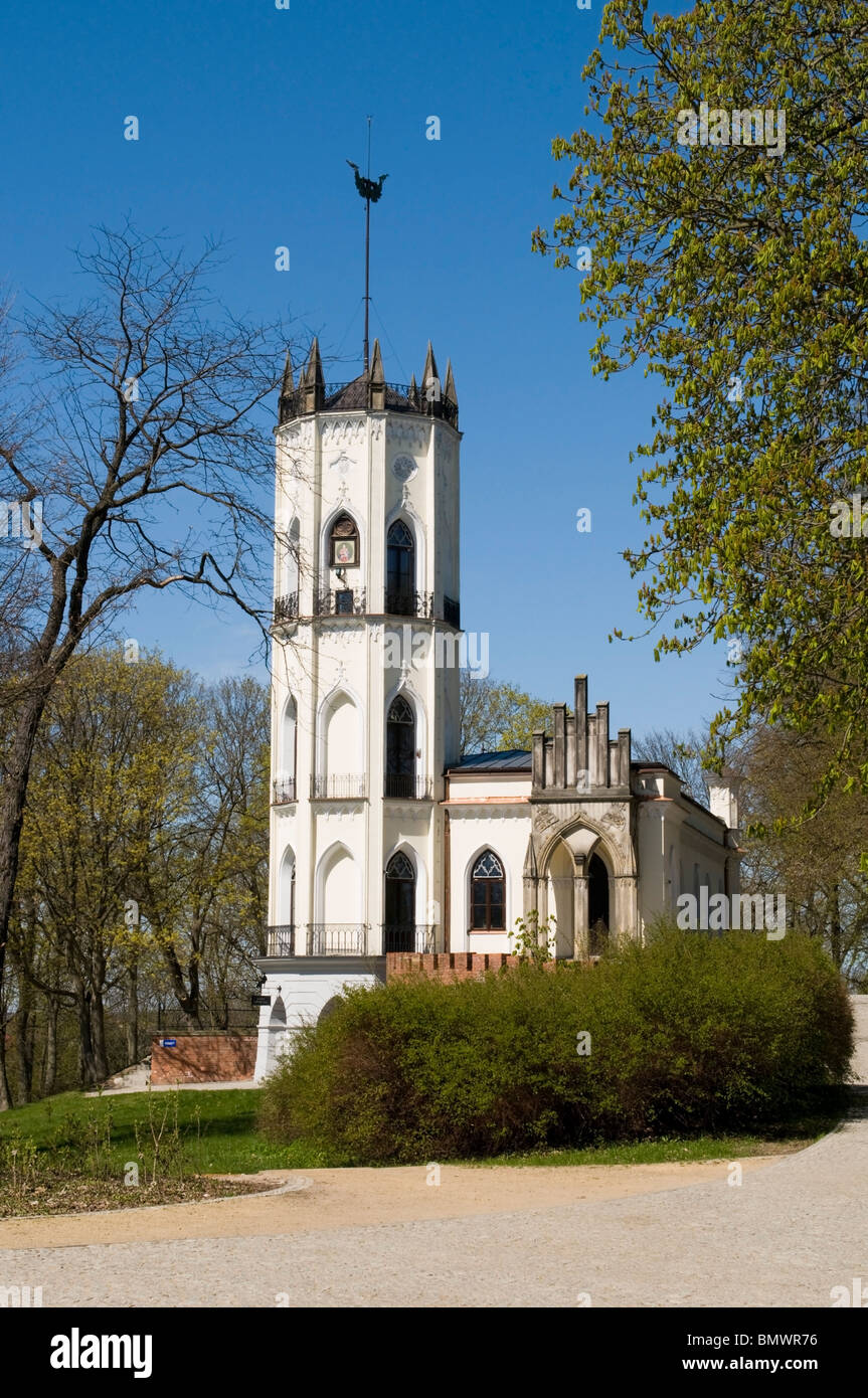 Palace (b. 1843) in Opinogora Gorna, Masovian Voivodeship, east-central Poland Stock Photo