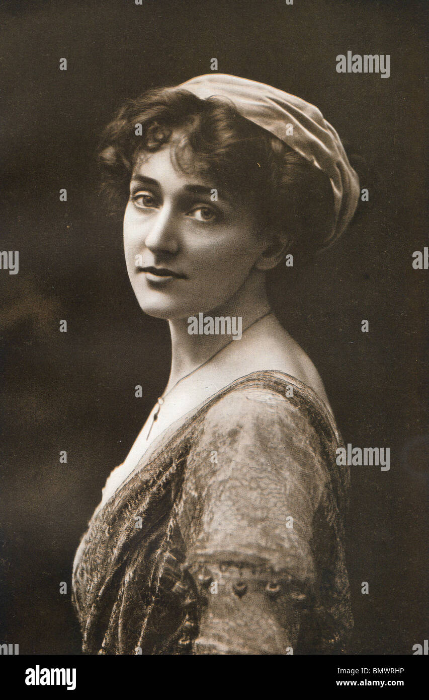 Miss Evelyn D'Alroy, British Actress Stock Photo