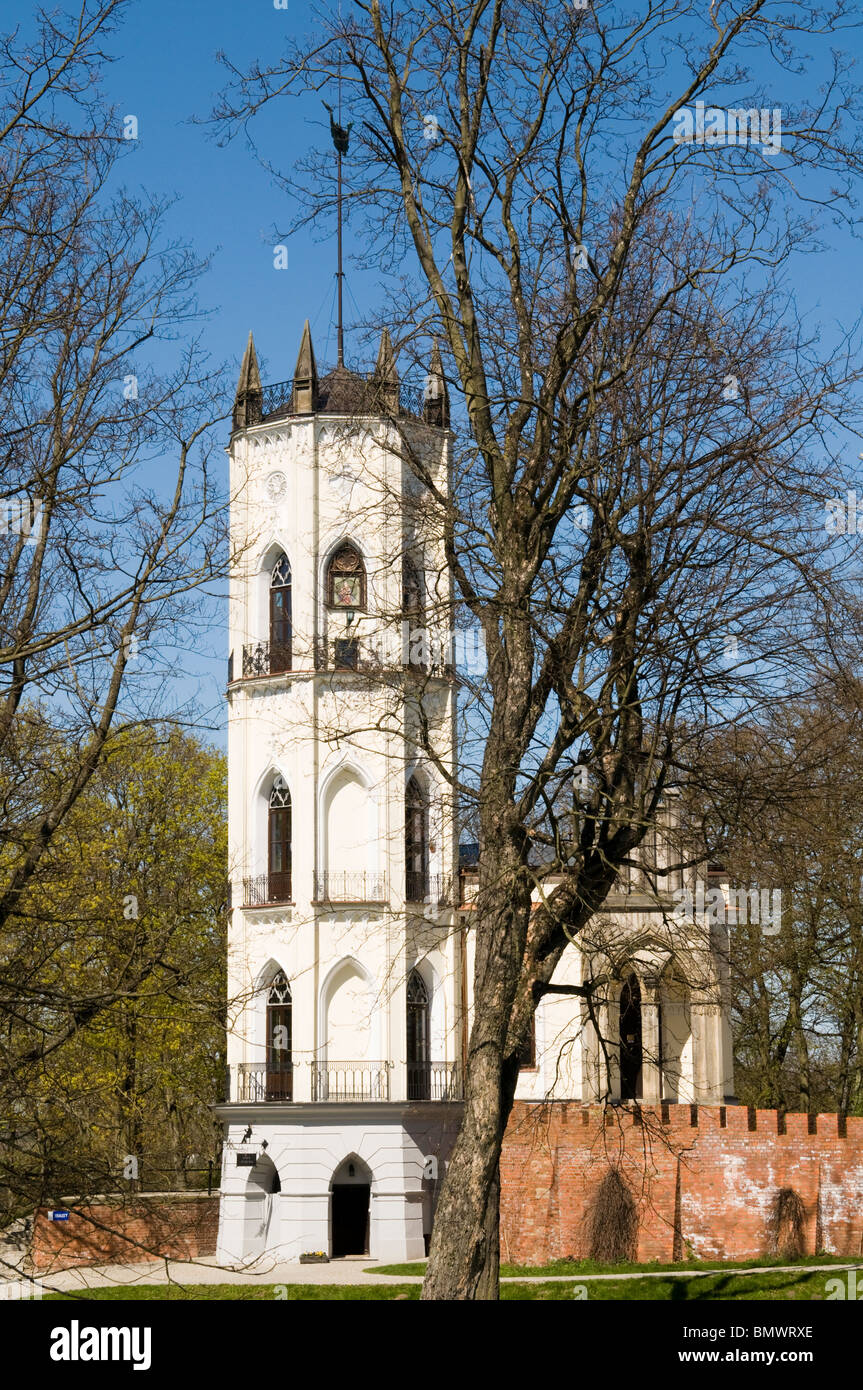 Palace (b. 1843) in Opinogora Gorna, Masovian Voivodeship, east-central Poland Stock Photo