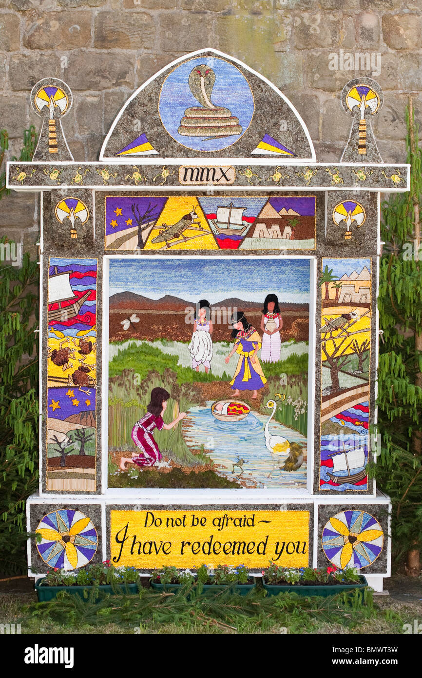 Well dressings are made, firstly, by by placing clay onto previously ...