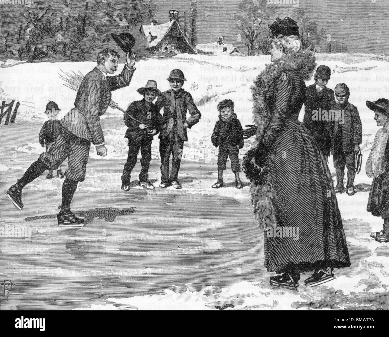 Victorian ice skating hires stock photography and images Alamy