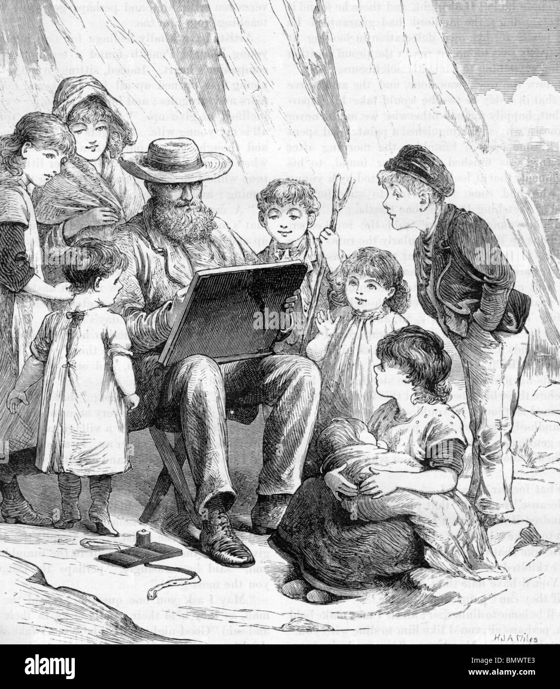 Historical painting children hi-res stock photography and images - Alamy