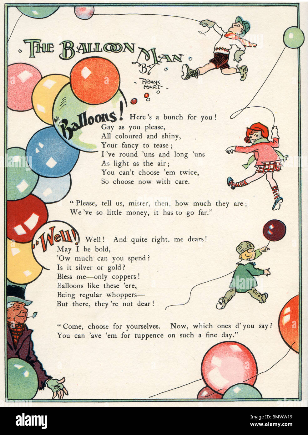 The Balloon Man Stock Photo Alamy