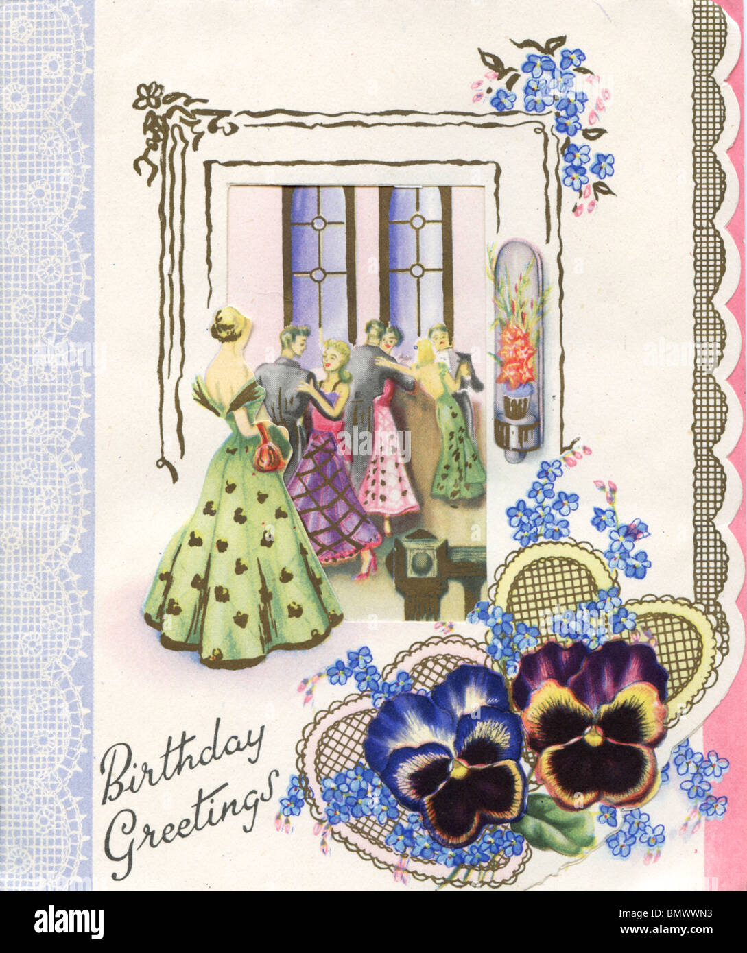 Victorian dance cards hi-res stock photography and images - Alamy