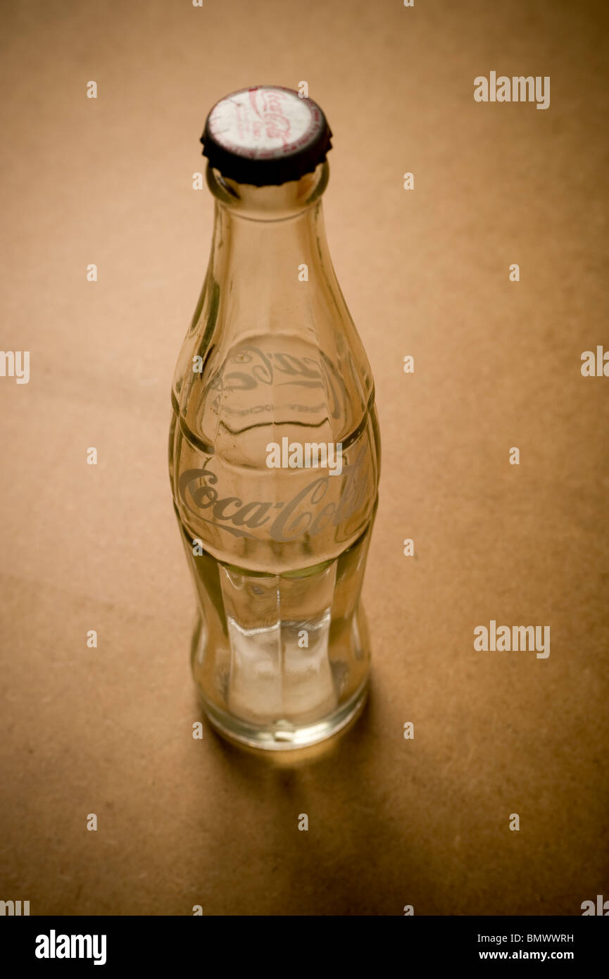 a vintage empty coca cola bottle Stock Photo Alamy