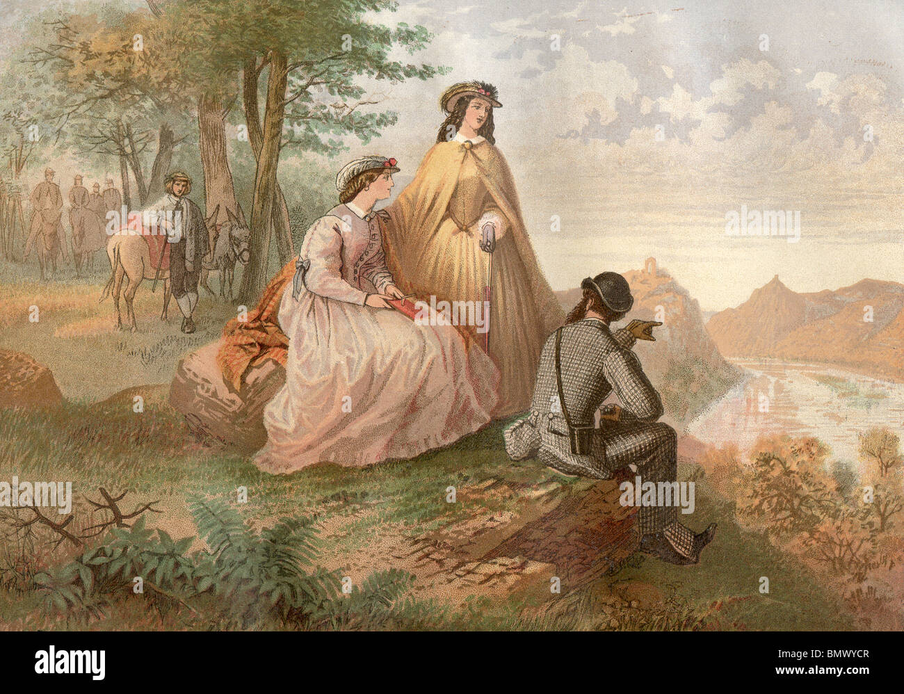 Woman 1800s beautiful hi-res stock photography and images - Alamy