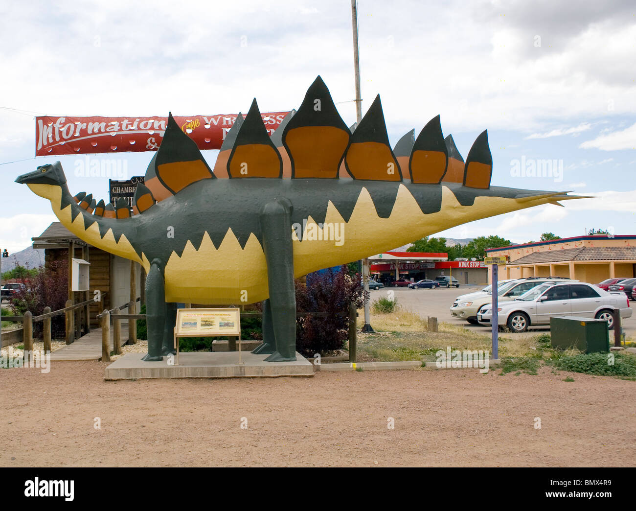 Chamber of Commerce dinosaur in Canon City Colorado Stock Photo Alamy